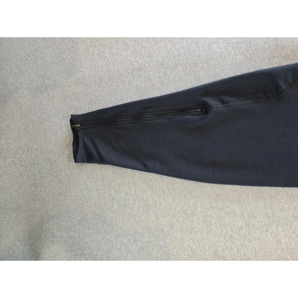 Patagonia Running Tights Men Large Black Ankle Zip Performance Pants Gorpcore